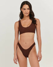 Load image into Gallery viewer, Jodie Shirred Top in Chocolate
