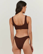 Load image into Gallery viewer, Jodie Shirred Brief in Chocolate
