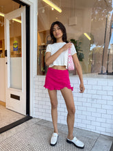 Load image into Gallery viewer, Peyton Ruffle Mini Skirt in Hot Pink
