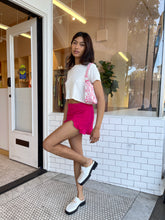 Load image into Gallery viewer, Peyton Ruffle Mini Skirt in Hot Pink
