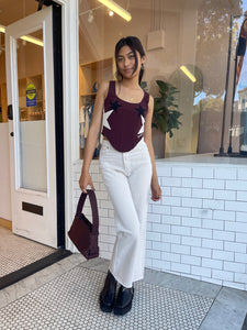 Eastcoast Crop Flare in Salt