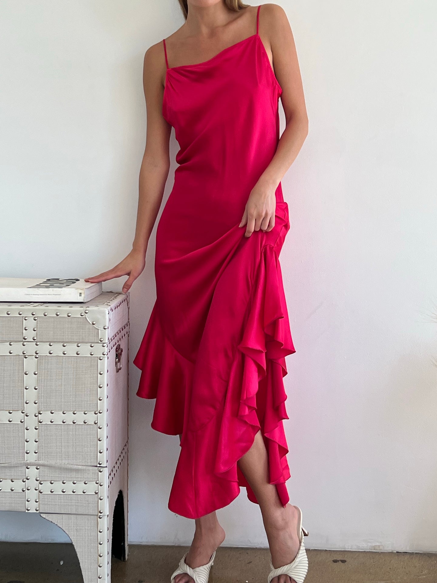 Paloma Dress in sanguine