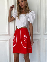 Load image into Gallery viewer, Dirndl Top in White Cotton Poplin

