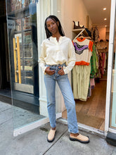 Load image into Gallery viewer, Thermal Henley in Creme
