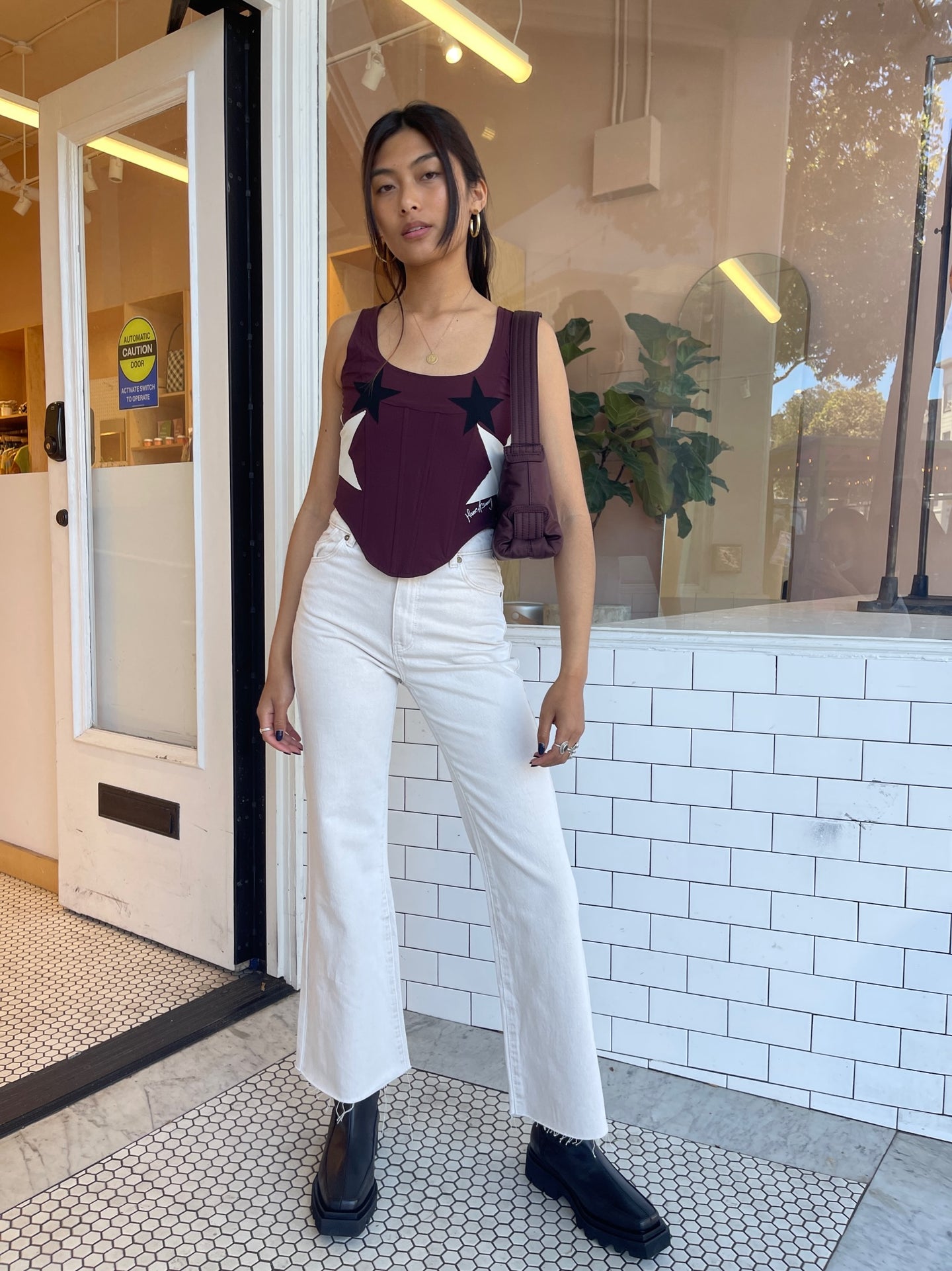 Eastcoast Crop Flare in Salt