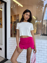 Load image into Gallery viewer, Peyton Ruffle Mini Skirt in Hot Pink
