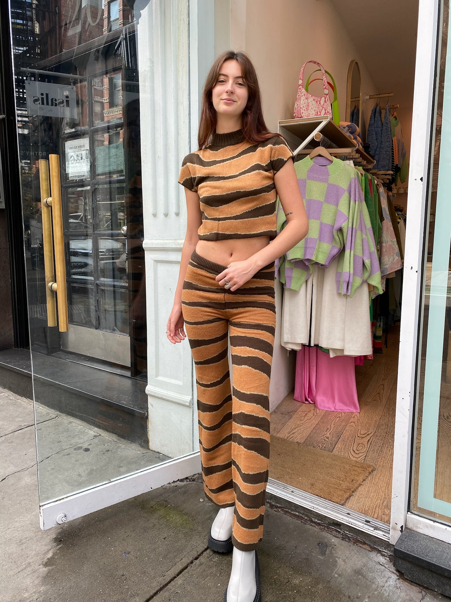 Straight Leg Pant in Kelp