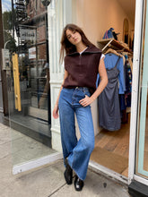Load image into Gallery viewer, Elle Super Flare in Organic Mid Blue
