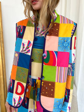 Load image into Gallery viewer, Arisa Jacket in Square Print
