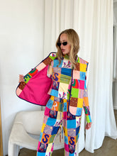 Load image into Gallery viewer, Arisa Jacket in Square Print
